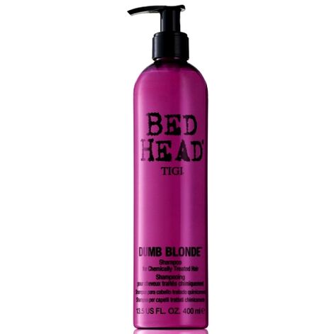 Keemiliselt töödeldud juukseid taastav šampoon, TIGI Bed Head Colour Combat Dumb Blonde Shampoo